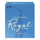 10 Cañas Sax Alto 2 1/2 Rico Royal Rjb1025 