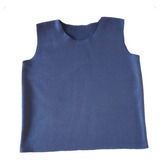 Musculosa-chaleco Polar Talle Grande Liviano Azul Unisex 