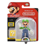 World Of Nintendo Super Mario Luigi Con Bloque Jakks Pacific