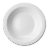 Set X6 Plato Hondo 21 Cm Porcelana Blanca Schmidt