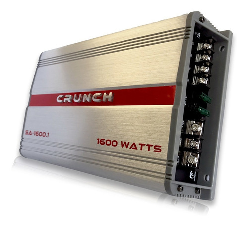 Amplificador Crunch Sa-1600.1 Para Bajo Excelente Calidad Color Plateado