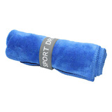 Toalla De Microfibra Chica Royal Paquete De 6 Color Azul Royal Liso