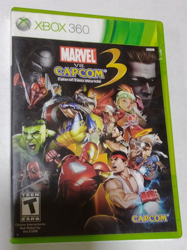 Marvel Vs Capcom 3 Fate Of Two Worlds Xbox 360