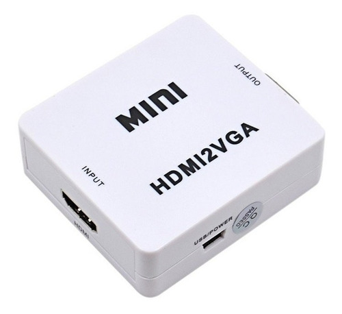 Conversor Adaptador Hdmi P/ Vga Com Saida De Audio P2 334