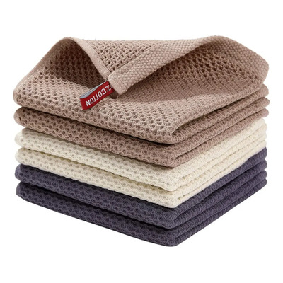 6 Paños De Cocina Algodón Absorbentes Para Limpieza 6pcs\u002Fset-34*34cm Lisa | Envío gratis