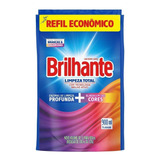 Lava-roupas Líquido Brilhante Limpeza Total Sachê 900ml 