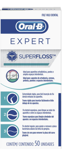 Fio Dental Oral-b Super Floss Expert Melhor Preço