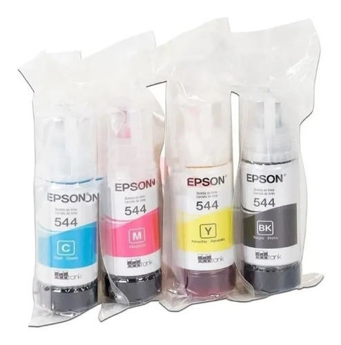 Kit 4 Pack Tintas Epson T544 L3110 L3150 L3160 L5190 