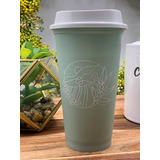 Vaso Reusable Del Día De La Tierra De Starbucks