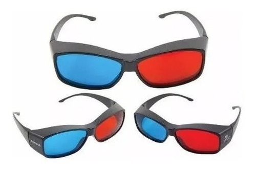 Kit 3 Oculos 3d Positivo Òtima Qualidade 100% Original 
