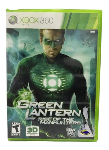 Linterna Verde Rise Of The Manhunters Xbox 360 Segunda Mano