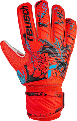 Guante Arquero Reusch Semi Prof Storm Gold Jr Rojo Deporfan 