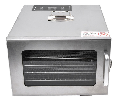 Deshidratador De Alimentos, 400 W, Acero Inoxidable, 6 Bande