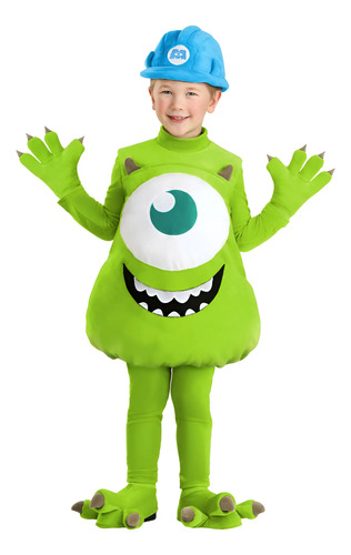 Disfraz De Monsters Inc University Mike Wazowski Para Bebes Y Niños Envio Gratis