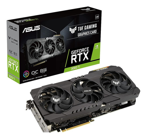 Tarjeta Gráfica Asus Tuf Gaming Nvidia Geforce Rtx 3060 Ti O