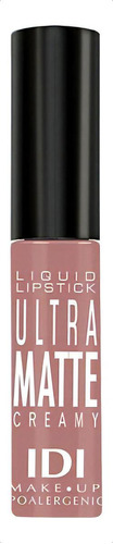 Labial Líquido Ultra Matte Creamy Hipoalergénico Idi Make Up Color 12 - Soft Siena