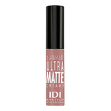 Labial Líquido Ultra Matte Creamy Hipoalergénico Idi Make Up Color 12 - Soft Siena