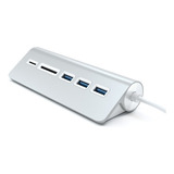 Hub Adaptador Usb-a A Lector Tarjetas Sd 3 Usba Mac Windows