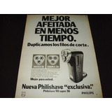 (pb072) Publicidad Clipping Philips Philishave * 1976