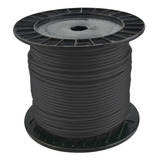 Cable Acero 7x7 Recubierto Vinil 80m Negro 1/8 X3/16  Ecom