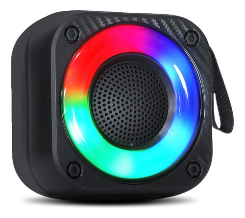 Mini Caixa De Som Portátil Rgb Bluetooth Rádio Caixinha Usb