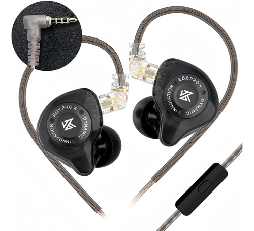Audífonos Kz Edx Pro X Con Micrófono In Ear Gamer Monitores