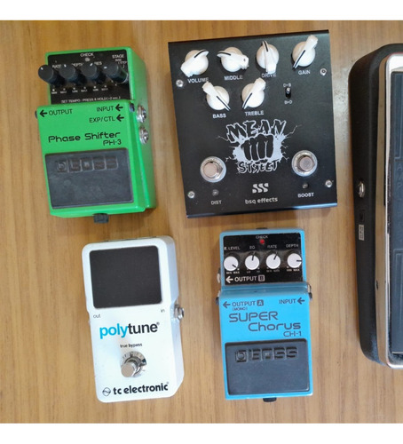 Lote Pedales Efectos Guitarra Boss Vox Tc Electronics Bsq