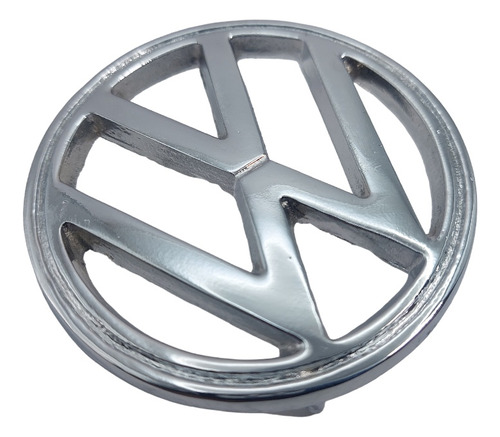 Emblema Vw Metal Cromo Para Cofre De Vocho Clasico