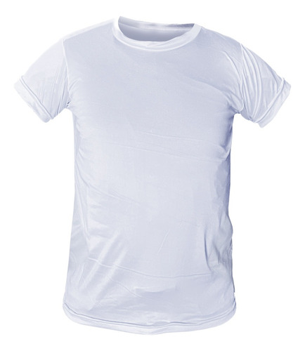 10 Playeras Unisex Tela Brush Para Sublimar Blanco