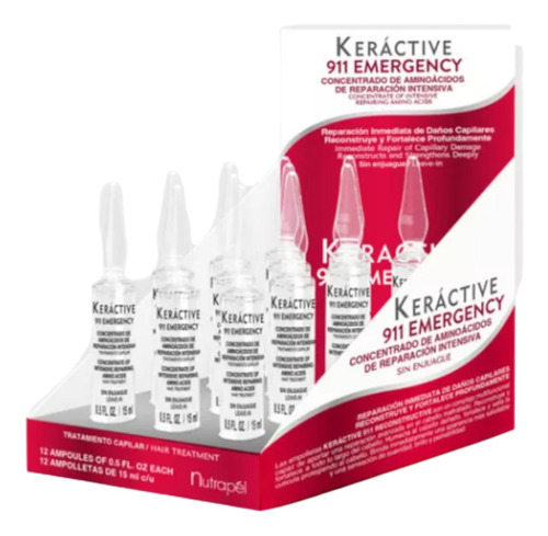 Nutrapel Keractive 911 Ampolletas 12x15ml - 1 Caja