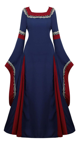 Vestido Medieval Irlandés Parlsdy Para Mujer, Disfraz Renace