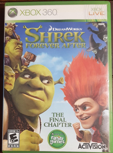 Juego De Xbox 360  Shrek Forever After The Final Chapter 