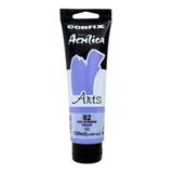 Tinta Acrílica Corfix Arts 120ml Azul Ultrama Violeta 82 Gr2