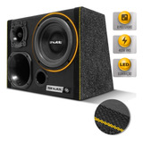 Caixa De Som Trio Shutt Subwoofer 8 Pol 400w Led Bate Forte