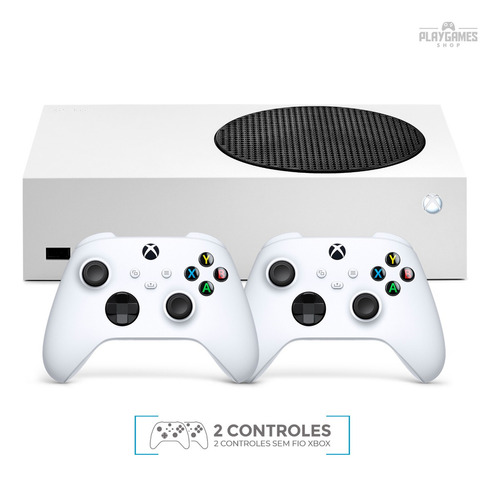 Xbox Series S 512gb Ssd C\ 2 Controles Nacional 1 Ano Garant