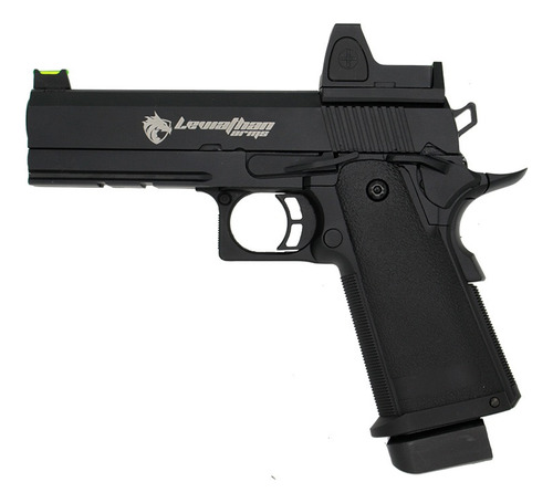 Pistola Airsoft Leviathan Arms Hi Capa 4.3 Bk + Red Dot