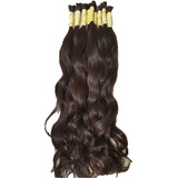 Cabelo Humano Liso Ondulado Virgem 65cm 100 Gramas.