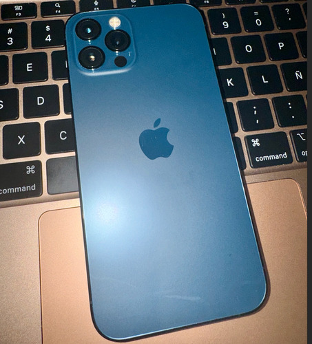 iPhone 12 Pro 256 Gb Azul - Estética 100 - Bateria 83 - Funciona Al 100 - Cristal Templado Privacidad Puesto Y Funda Nueva Pa Que Ya Salga
