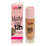 Maquillaje Líquido Matte Mate Cover 12horas Pink Up Original