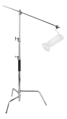 Tripé Girafa De Iluminação De Aço Inox De 2,1m Wv-gy220