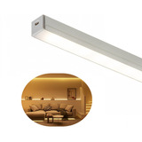 Canaleta Led De Sobrepor 10mm Aluminio Para Fita Led 2m