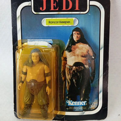 Starwars Vintage Kenner Rancor Keeper Rotj 1984 Carded C5
