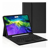 Carcasa Funda Teclado Para iPad Tablet Linkon 10.2 10.9 +pad Color 10.2  Black