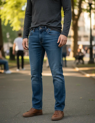 Jeans Silver Plate Crotch Mod. 180940 Hombre