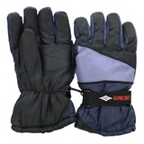 Guantes Alpine Skate Moto Comodo Invierno Color Gris Talle Unico