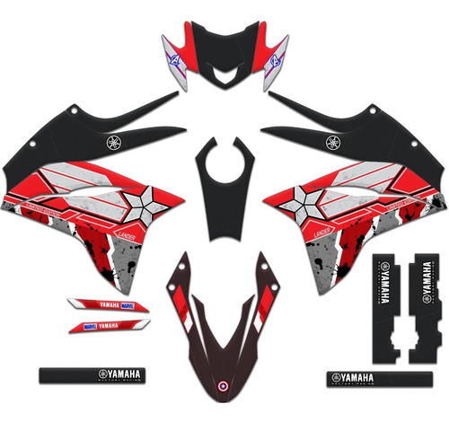 Kit Adesivo Gráfico Yamaha Lander 250 2021 - 2023 Edition