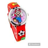 Reloj Analogo Super Mario Bros Niño