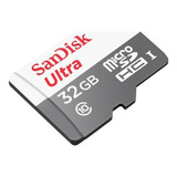 Sandisk Microsdhc 32gb Ultra W/adapter Ush-1 C10 Android