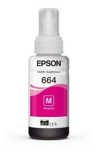 Botella De Tinta Epson T664 Magenta - 70 Ml T664320