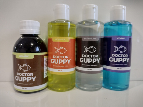 Doctor Guppy - Kit Farmácia Tratamento De Doenças Peixes 